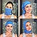 Alphacool Cooling Neck Gaiter Face Mask - Cools When Wet – One Size Fits All Blue