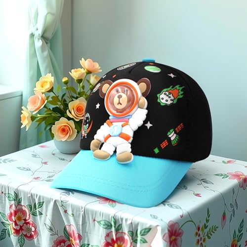 Image of VRITRAZ Kids Unisex Baseball Cap for Boys & Girls | Adjustable Strap | Comfortable Casual Cap (Age 4-12 Years)
