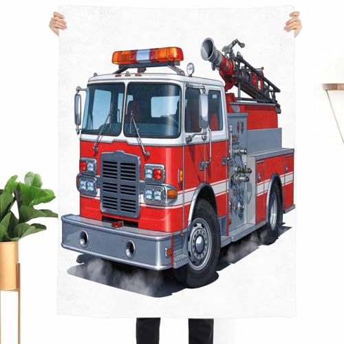 Big Fire Truck Blanket