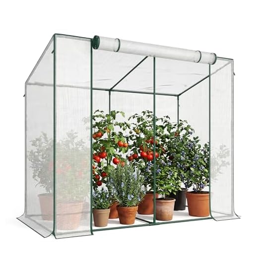 ZIKEBTUY Tomaten Gewächshaus - Begehbarer Tomatengewächshaus - 200x100x170 cm Foliengewächshaus für Pflanzen - Stabil, UV-Beständig, Optimales Pflanzenwachstum - Frühbeet, Gemüse, Blumen, Obst
