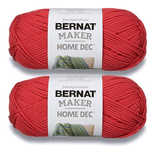 Image of Bernat Maker Home Dec Woodberry Yarn - 2 Pack of 250g /8.8oz - Cotton - 5 Bulky - 317 Yards - Knitting /Crochet