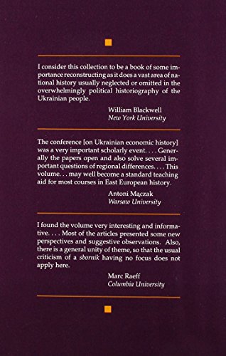 Ukrainian Economic History: Interpretive Essays (Harvard Series in Ukrainian Studies) - Image 2