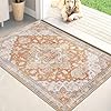 Amazon.com: YesRug Small Rug 2x3 Orange Boho Bathroom Rugs for Bedroom ...