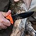 Bear Grylls Ultimate Knife - Fixed Blade Knife, Full Tang with Serrated Edge, Fire Striking Edge, and Emergency Whistle, Includes Sheath - 4.75” Blade, Stainless Steel Blade, Black