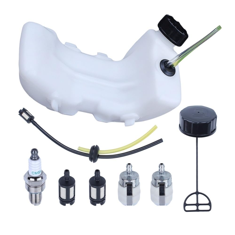 Kit de filtro y tapa de línea de ensamblaje de tanque de combustible de gas, compatible con motores de desbrozadora y recortadora Hond GX35, GX35NT, HHT35S y UMK435.