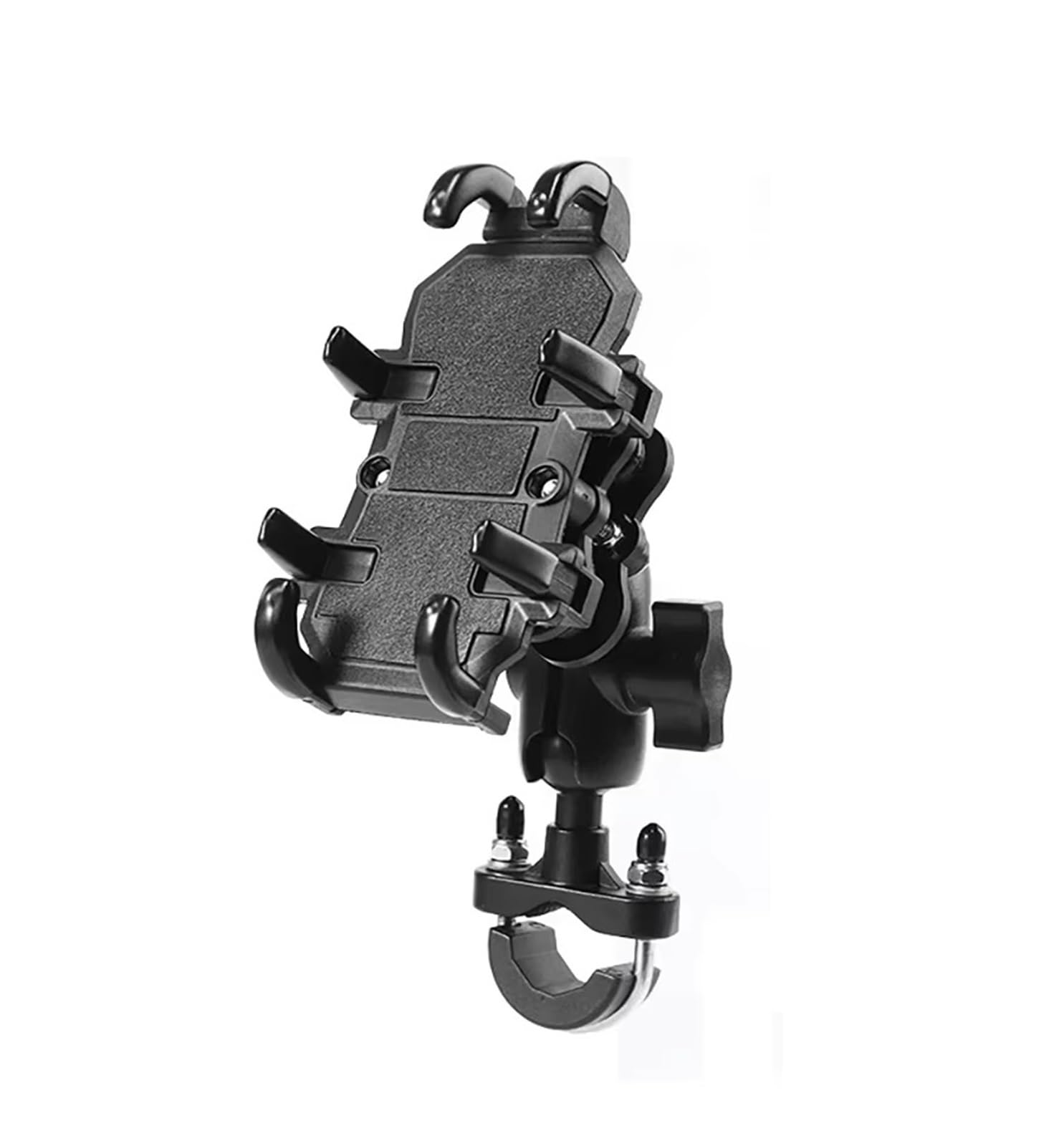 Générique Moto GPS Support Téléphone Support De Guidon Téléphone pour Moto GPS Antichoc Pince Universelle Anti-Vibration pour Smartphone, Scooter