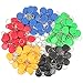 Eau 100 Pcs of 125KHz RFID Key Fobs, 5 Colors of Proximity ID Card Token Tag Keypad Card for Door Entry Access Control System for Security Lock Wholesale, Read Only