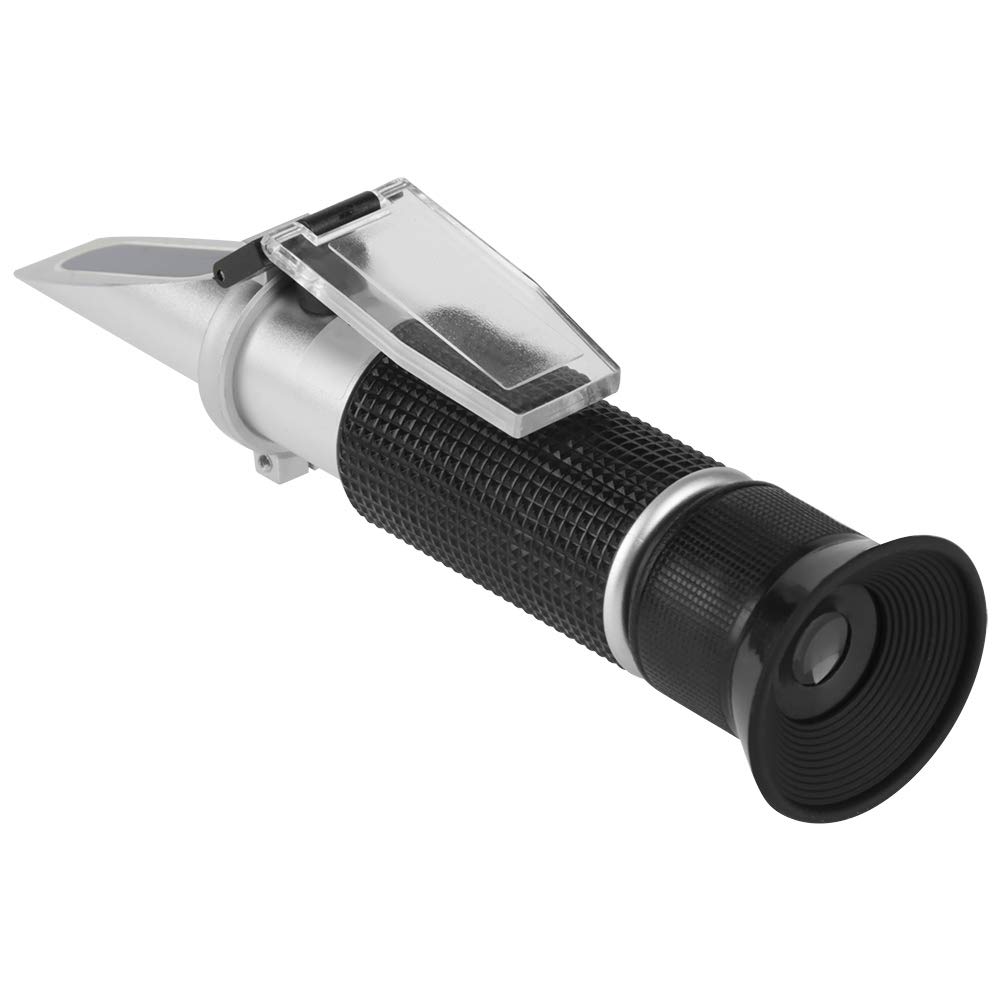 Réfractomètre Brix professionnel 0 20% Compteur de testeur de jus de bière avec fonction de compensation automatique de la température pour mesurer la teneur en sucre du sirop d'érable au miel de frui