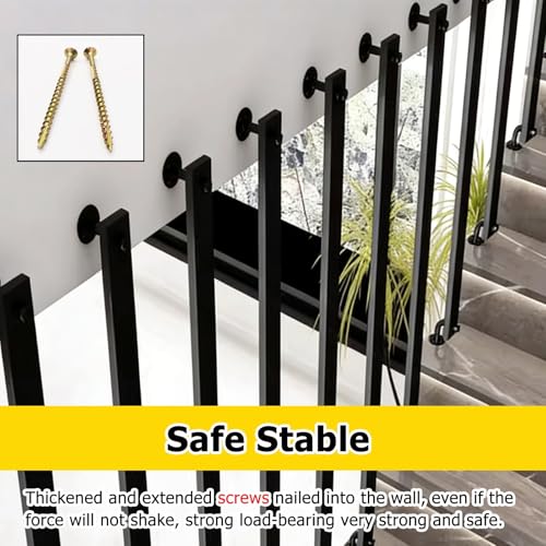 Balaustres de escalera de hierro de 95 pulgadas para barandilla interior 7