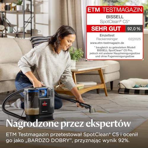BISSELL SpotClean C5 Odkurzacz Piorący do Tapicerki 400W 3861N