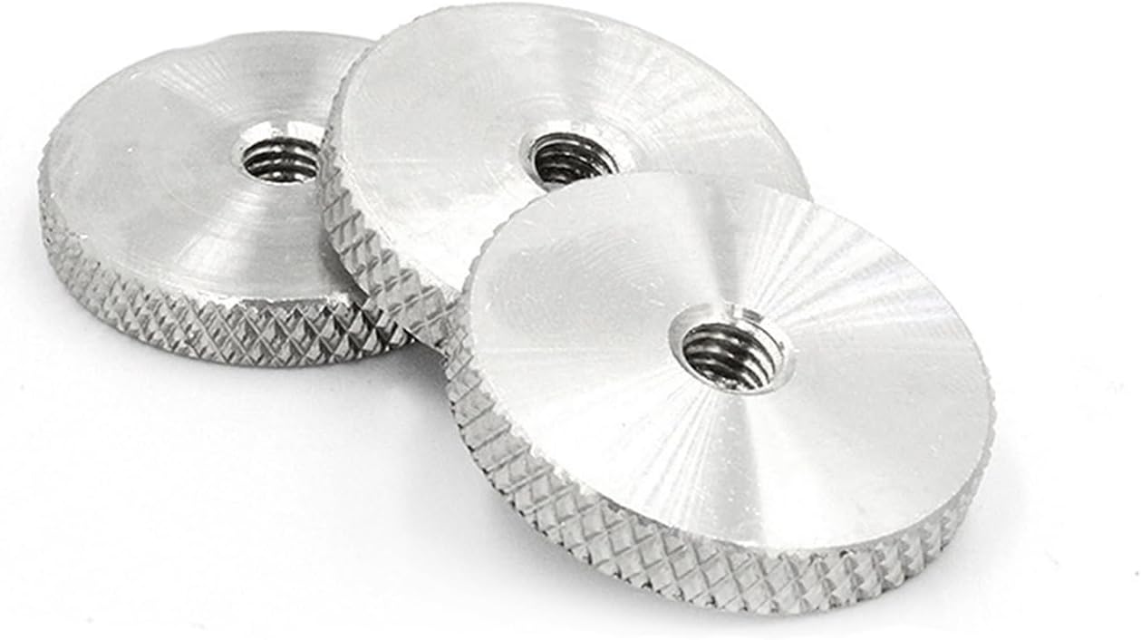 High Head knurled nut,M6x14mm Knurled Thumb Screws High Type Steel Pack of 10pcs Nickle (Size : M5 X 40 mm)