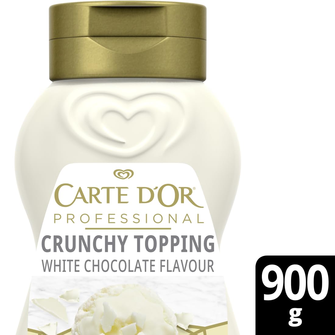 GARNITURE DE CHOCOLAT BLANC CROUSTILLANT GR.900