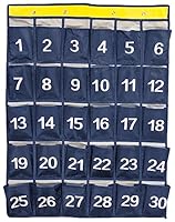 Kangaro nummerierte Taschen, Klassenzimmer Handy-Taschen Um an der Tür oder an der Wand aufzuhängen, mit mitgelieferten Haken. 30 Fächer 79 x 60 cm