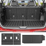 Rear Seatback Protector - 2024 Subaru Crosstrek Wilderness 7 powoq 7&8 Seats Cargo Mat Compatible with 2019-2026 Subaru Ascent