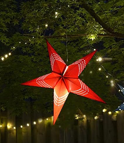 ME & YOU Paper Christmas Decorative Hanging Star for Christmas, Party, Birthday, Anniversary, Diwali Decoration