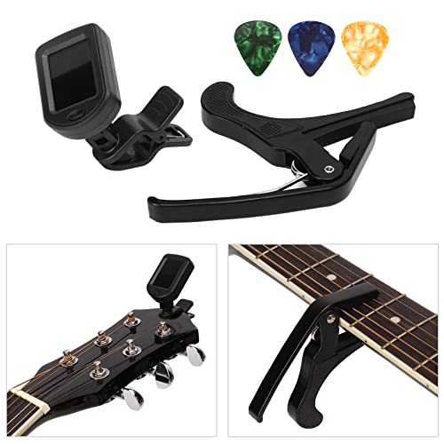 Ensemble D’accordeur de Capo de Guitare, Kit D’accordeur de Guitare à Affichage LED, Outil D’instruments à Cordes pour… - Les Beatles, Paul McCartney, John Lennon, RIngo Starr, George Harrison Ensemble D'accordeur de Capo de Guitare, Kit D'accordeur de Guitare à Affichage LED, Outil D'instruments à Cordes pour… – Image 4