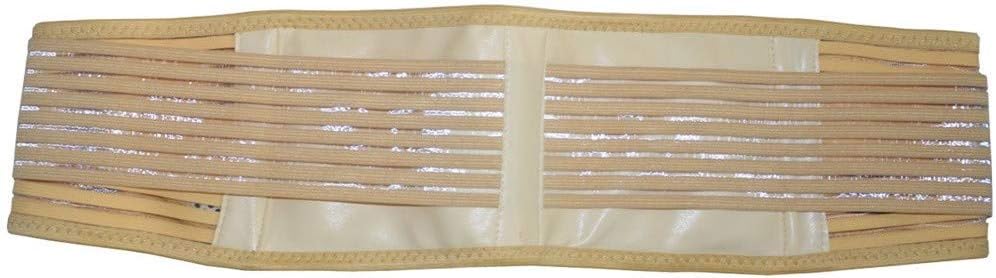 Sira Self Heated Tourmaline Magnetic Slimming Belt Belly Fat Waist Belt Lower Back Pain Belt Lumbar Support (XXL, Beige)