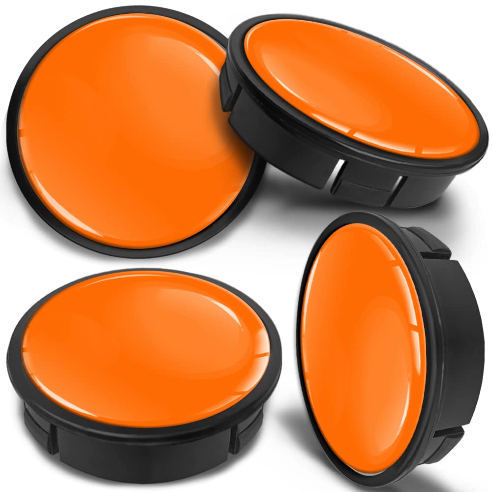 60mm Wheel Centre Caps Set of 4 – Black ABS Plastic Alloy Wheel Hub Caps Replacement – Push Fit Car Wheel Centre Caps – Multiple Designs (CX 0) — view 14