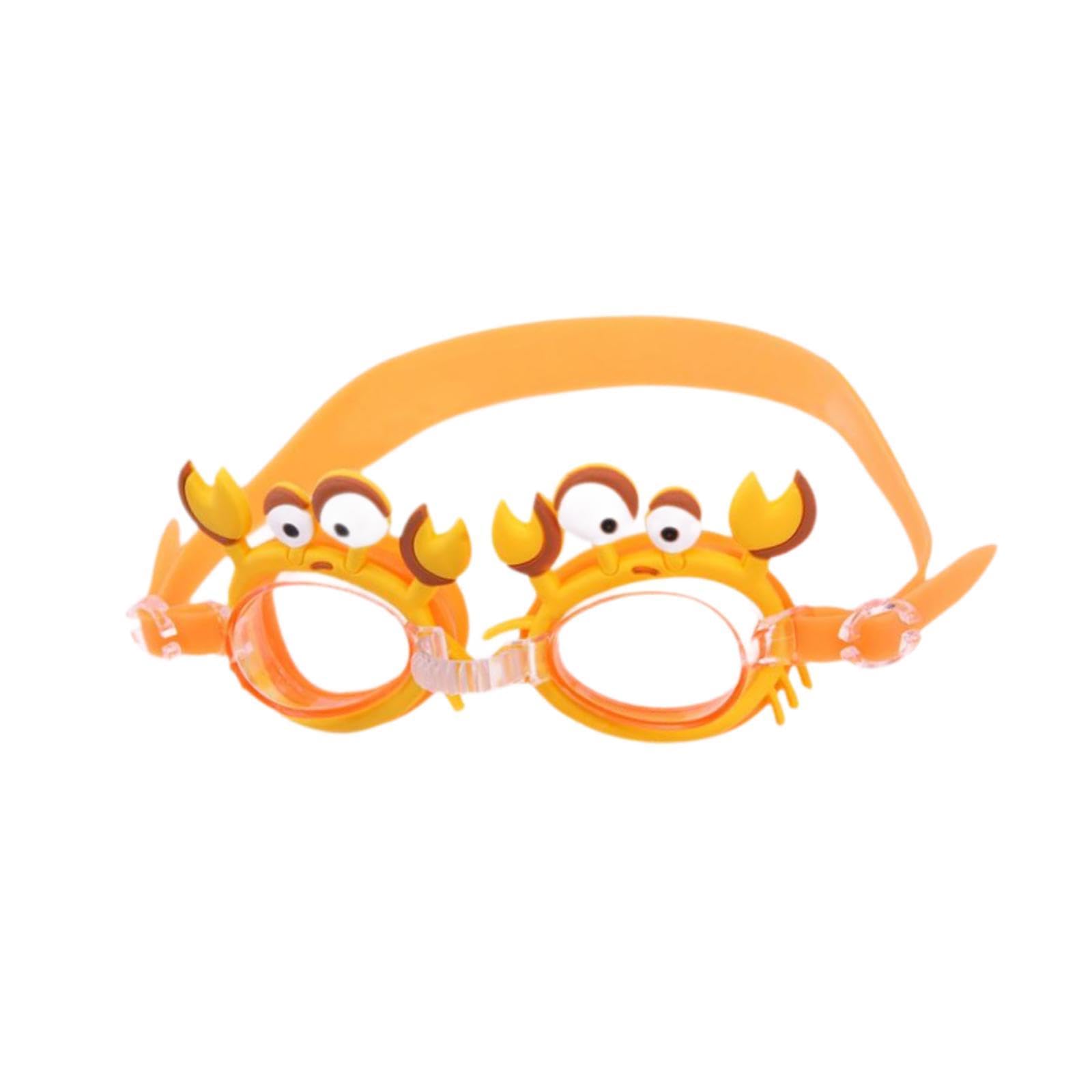 6X Lunettes de Natation pour Enfants, Dessin Animé, Anti-buée, pour Filles, Garçons, Bébé, Lunettes de Natation en Plein Air