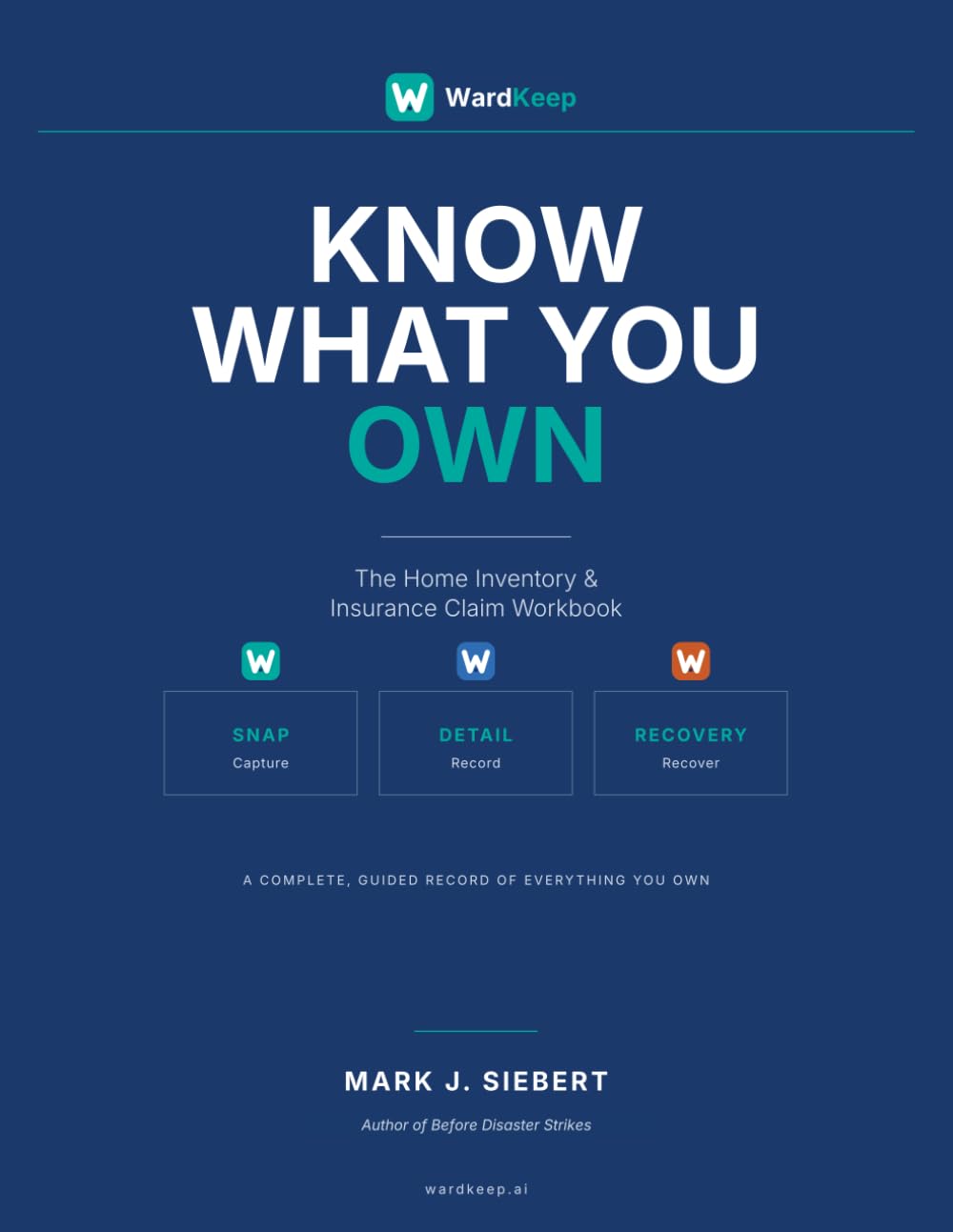 Know What You Own workbook cover