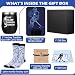 Patelai 6 Pcs Hockey Gifts Set for Men, Includes 12 oz Insulated Tumbler, 3D Night Light, Novelty Socks, Bracelet with Gift Card, Sports Birthday Senior Night Gifts for Hockey Players Fans Coach