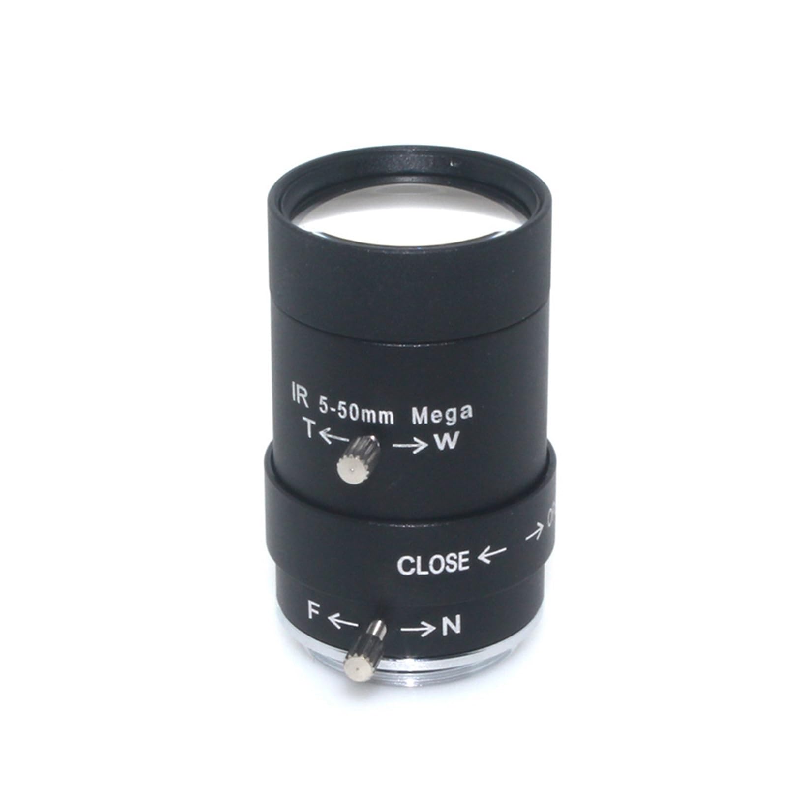 Microscope Lens, HD 5-50mm CS Lens 1/3" IR CS Mount Varifocal Manual Iris Lens for Security Cameras Industrial Camera Lens