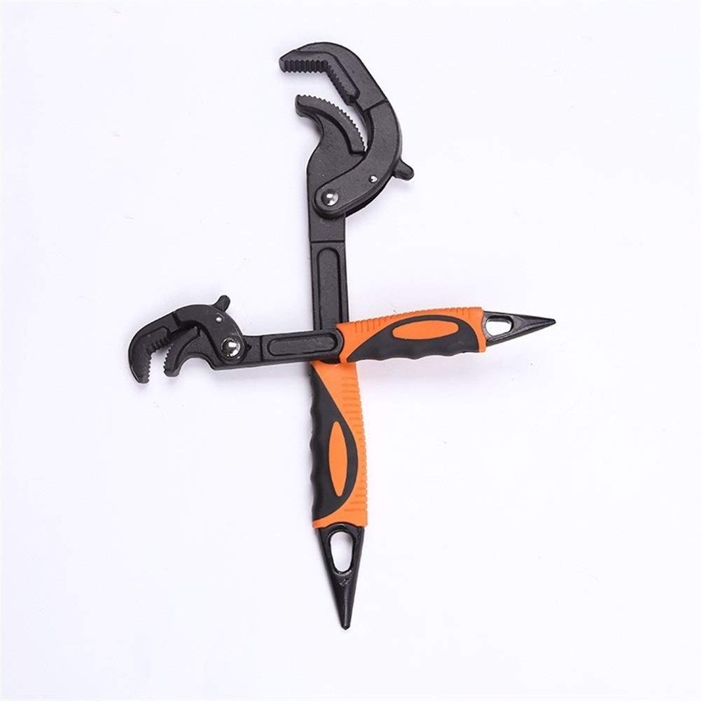 Herramienta de hardware 2 unids/set 10-35/30-60mm llave de tubo Universal herramienta múltiple juego de llaves de acero de alto carbono llave abierta llave inglesa herramientas de mano de fontanero