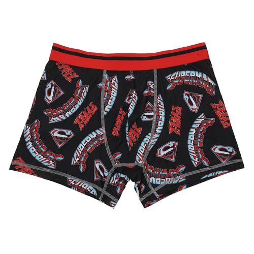Bioworld Superman Logo & Character Art Men's 3-Pack Boxer Briefs4