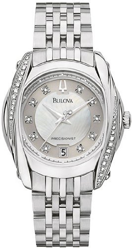 �u���[�o Women Bulova 96R141 Precisionist Stainless Steel Precisionist Tanglewood Quartz ���v �r���v [���s�A���i]