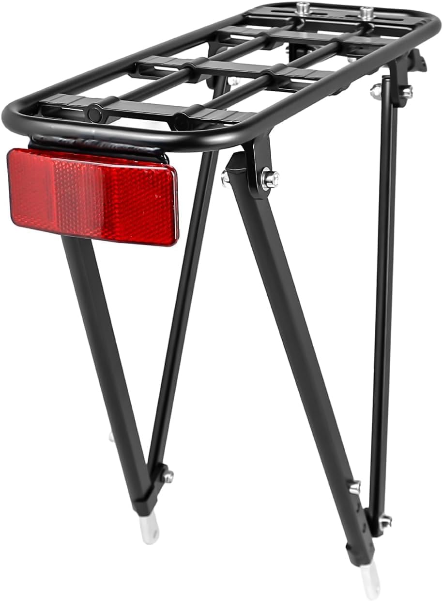 GORIX Bike Rear Carrier Rack 26-29in 700c Maximum 27kg Lightweight Luggage Mountain Gravel Road Bicycle (GRR317)