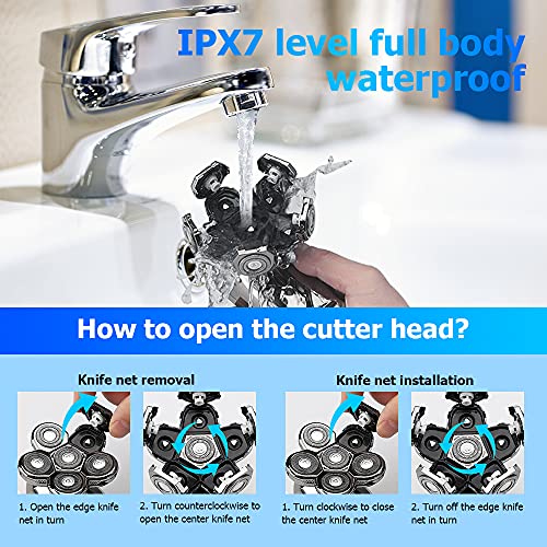 Rasoio Elettrico Barba Uomo, Rasoio Testa Calva 5