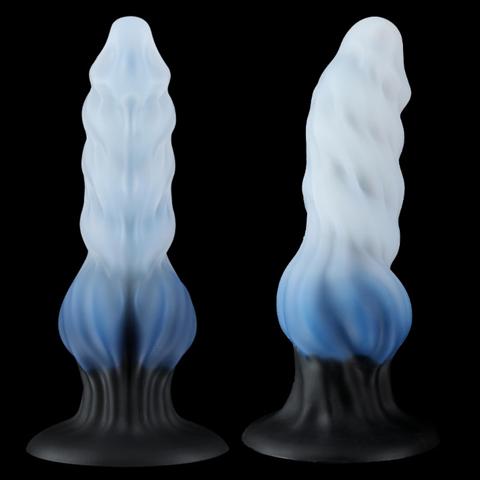 AMAZBEE Mostro Dildo Plug anale in silicone per donne Dildo alieno spesso Plug vaginale con forti ventose Massaggio G-Spot Giocattoli del sesso per adulti (S)
