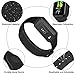 Tobfit Replacement Band Compatible for Amazfit Band 7 Strap, Soft Silicone Adjustable Sport Wrist Strap for Women Men, Black