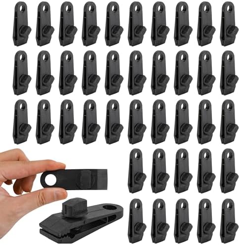 30 Pcs Heavy Duty Tarp Clips - Lock Grip Clamps For Camping, Pool Covers, Awnings, Car Covers & Tarps - View #11