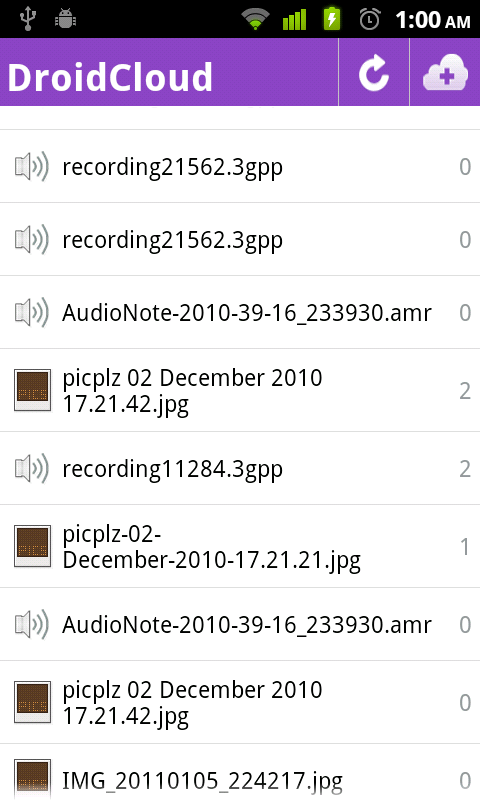 Droid Cloud - App on Amazon Appstore