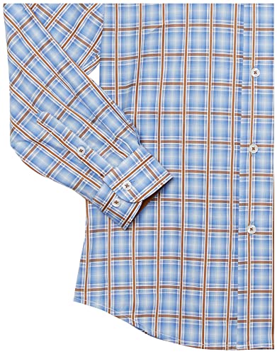 Isaac Mizrahi Boy's Long Sleeve Plaid Pattern Button Down Shirt3