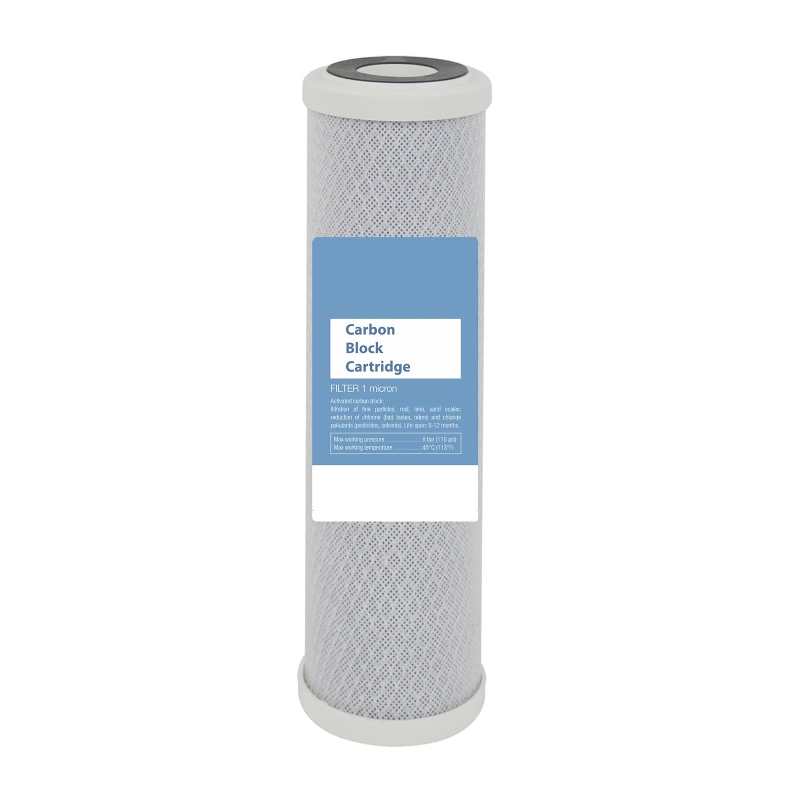 Reemplazo del cartucho de filtro de agua del bloque de carbono for toda la casa de 2,5" x 10" | For sistema purificador de agua doméstico