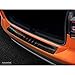 Produktbild Avisa Schwarz Edelstahl Heckstoßstangenschutz kompatibel mit Volkswagen T-Cross 2019- 'Ribs'