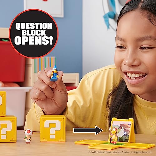 THE SUPER MARIO BROS. MOVIE – 1.25” Mini Figure with Question Block 6-Pack Wave 1 Features Mario, Luigi, Peach, Toad, Kamek and, Koopa Paratroopa - Thumbnail 4
