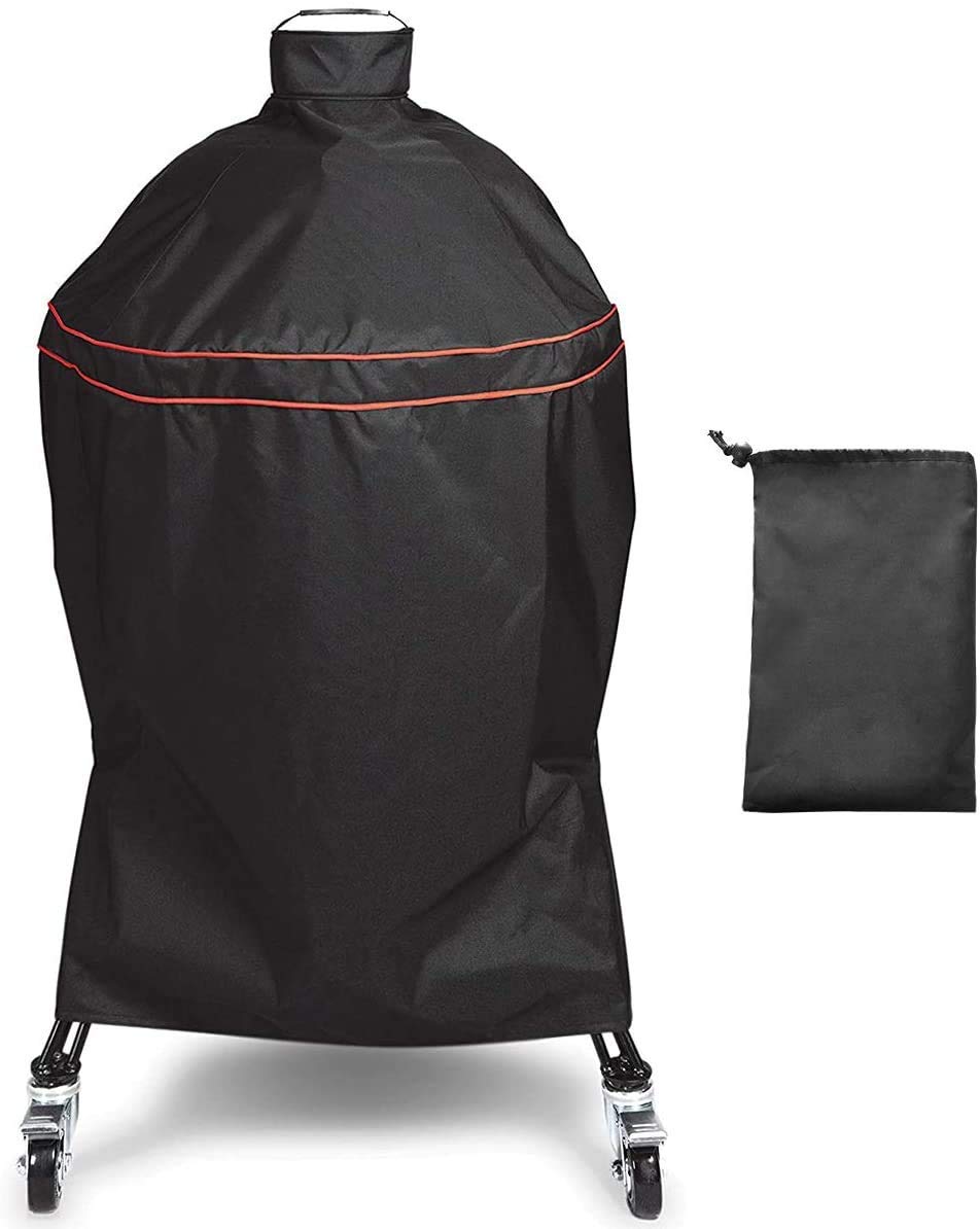 Heavy Duty Grill Cover for Big Green Egg, Waterproof Covers for Kamado Joe Classic I II (29" Dia)