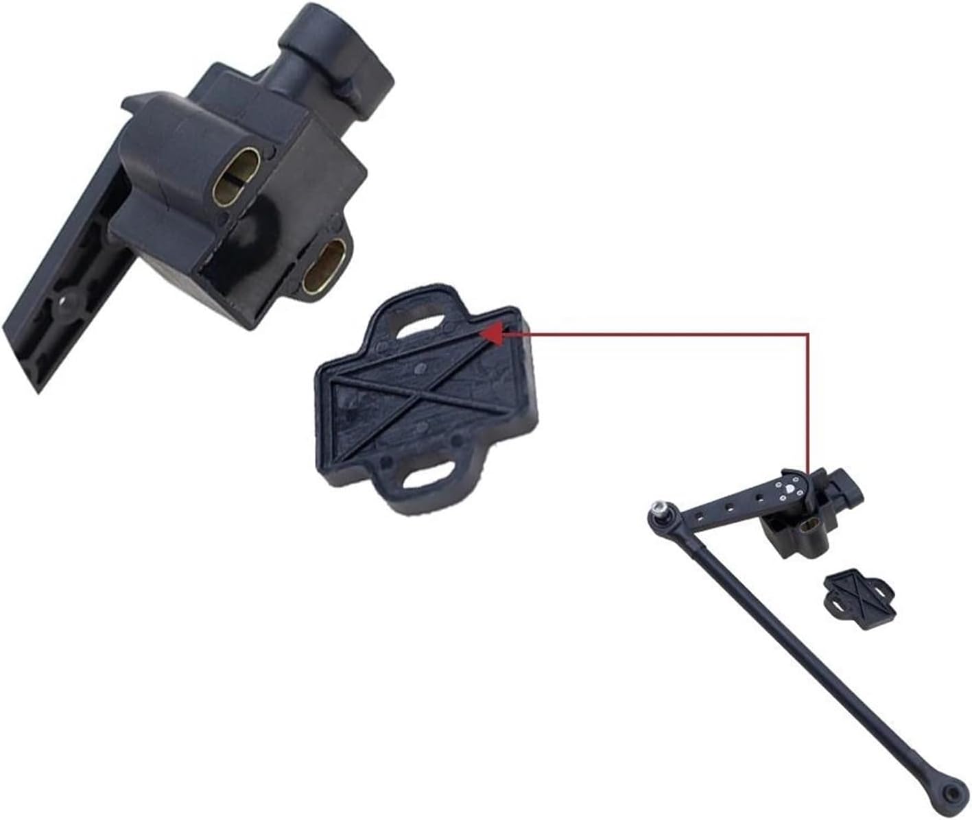 Car Air Suspension Height Sensor Arm Leveling Sensor for VW Tiguan 2011-2017 Aa-Rot-120 / Aarot120 Vr-Has03