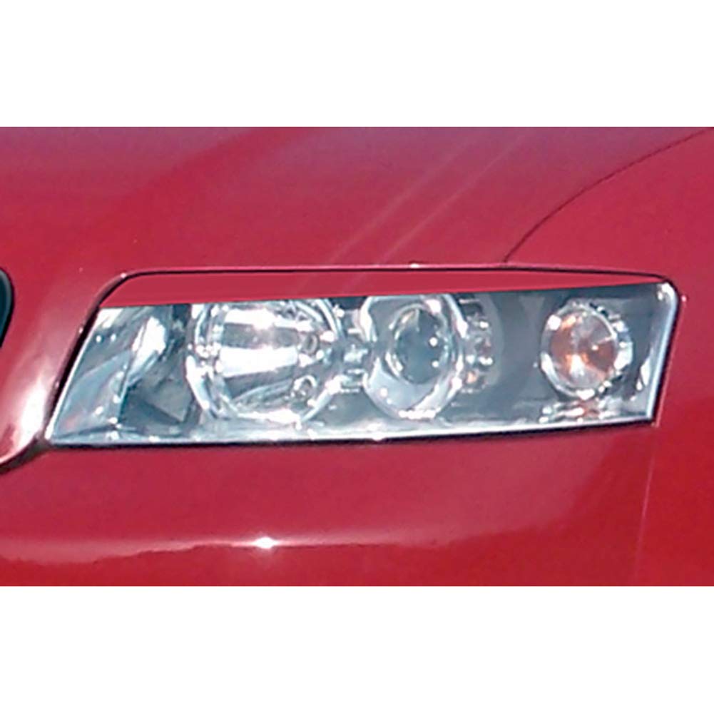 RDX Racedesign Head light spoilers compatible with Audi A4 B6 (8E) 2001-2004 (ABS)