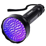 GLOSSDAY UV Flashlight Black Light, 100 LED Black Light Flashlight for Dog/Cat Pet Detector, Scorpio