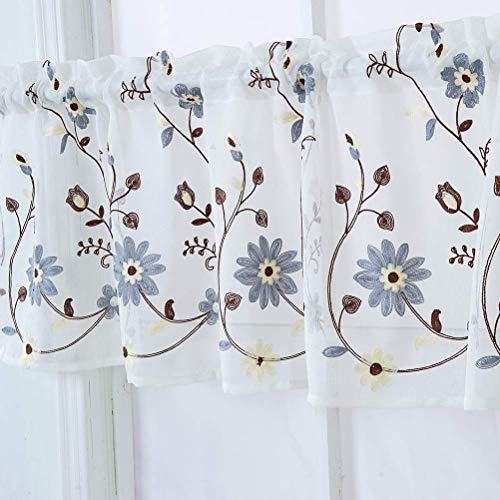 Cortinas cortas de cocina de lino gris ideales para ventanas bajas y rústicas 4