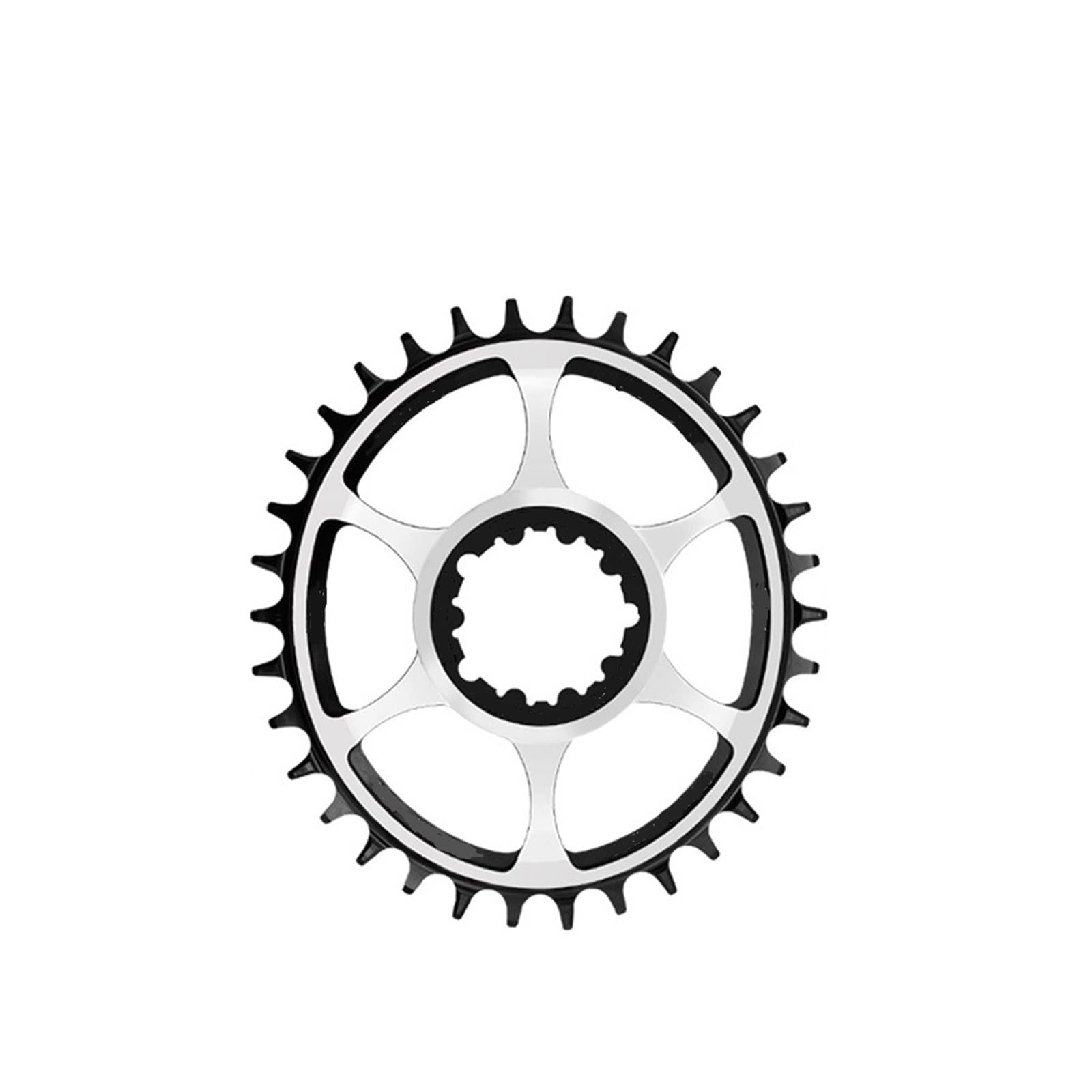 TRUSTTWO Rower wąska szeroka tarcza owalna do wzmocnienia DUB GXP 3MM przesunięcie bezpośrednie mocowanie X9 X0 XX1 X01 32T 34T 36T MTB rower koło łańcuchowe The New (Size : 32T, Color : 3MM OFFSET