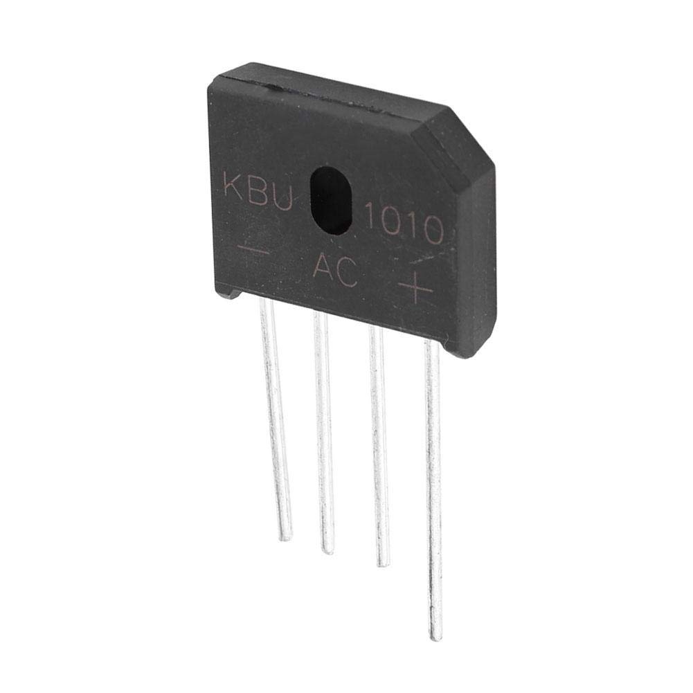 Pont De Diode 1000V 10A D'avance De Pont De Redresseur De Pont KBU1010 Pour Les Circuits électroniques/appareils électroménagers(1 PCS