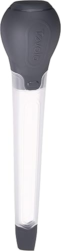 Vista 7 de Tovolo Baster para pavo con cepillo de limpieza, punta en ángulo sin goteo para cocinar jamón de pavo, tostado, grande, fácil de usar, bombilla