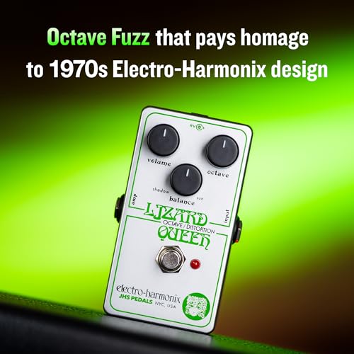 electro-harmonix lizard queen octave fuzz pedal