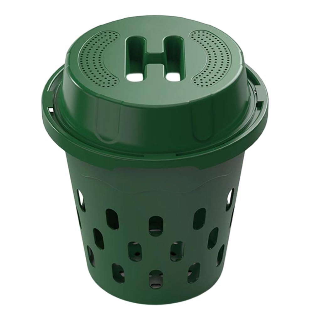 Jnchdghwa Worm Composting Bin for Garden Beds& Home Use, In-Ground 8L Outdoor Vermicomposting System for Beginners Inground