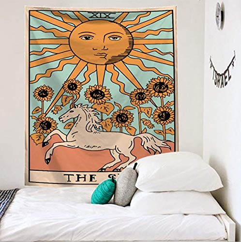 Boho Decor Tapeçaria Tarô Divino Mandala Manga Manga Manta Manga Cobertor de Parede Requintada Decor